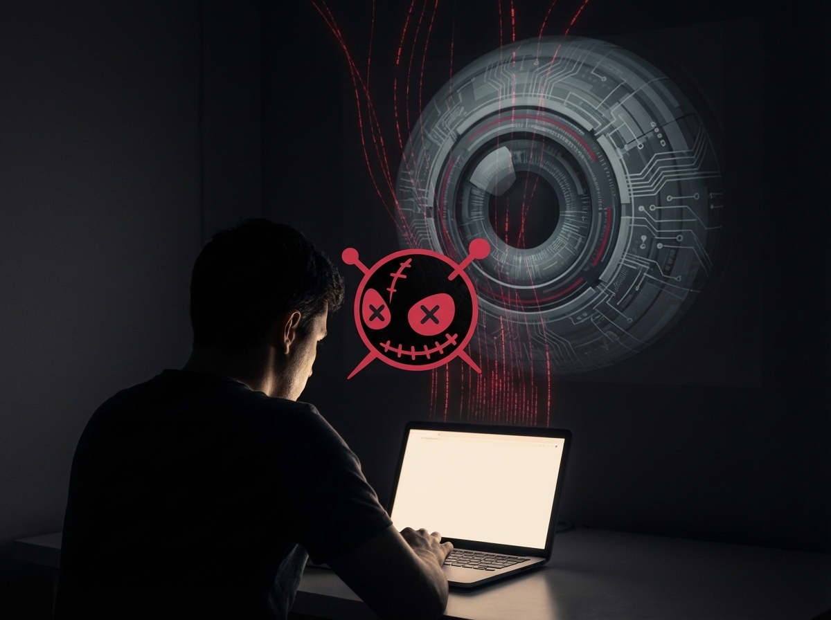 An ISP watching every website you visit through your internet connection